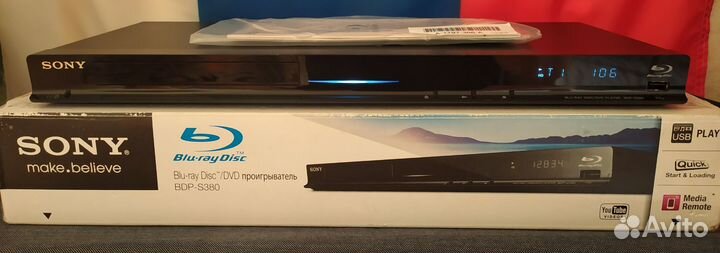 Blu-Ray плеер Sony BDP-S380
