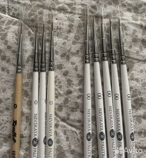 Кисти художественные белка Roubloff новые 20шт