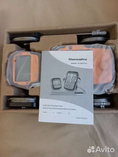 ThermoPro термометр для коптильни, ректификации