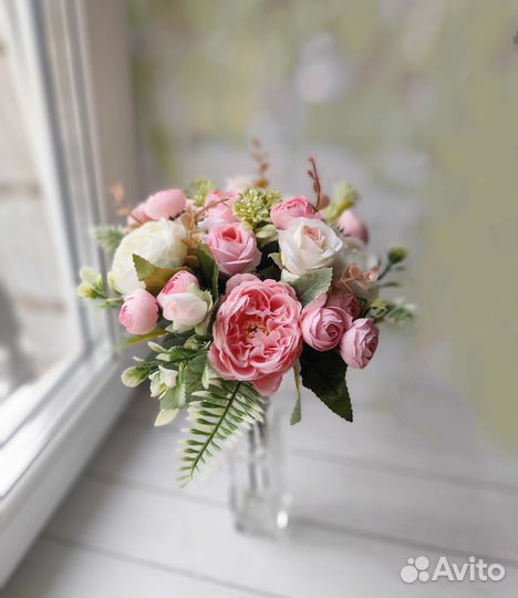 Искусственные цветы, букет сборный 242