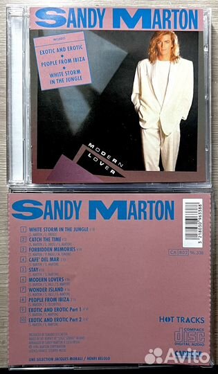 Музыкальные CD диски Sandy Marton '86 Italo-disco