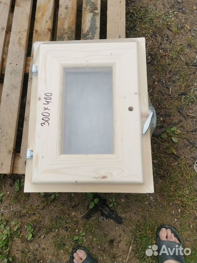 Окно в баню. Форточка