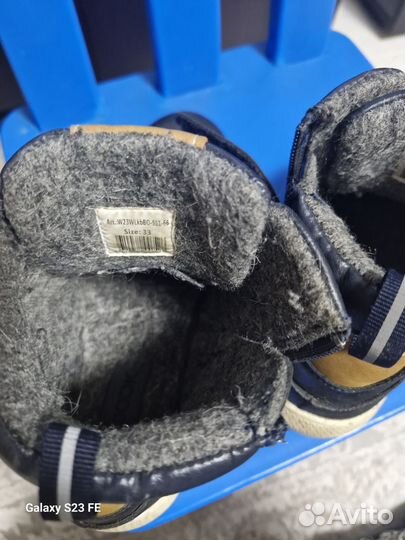 Сапоги зимние детские 33 мальчику