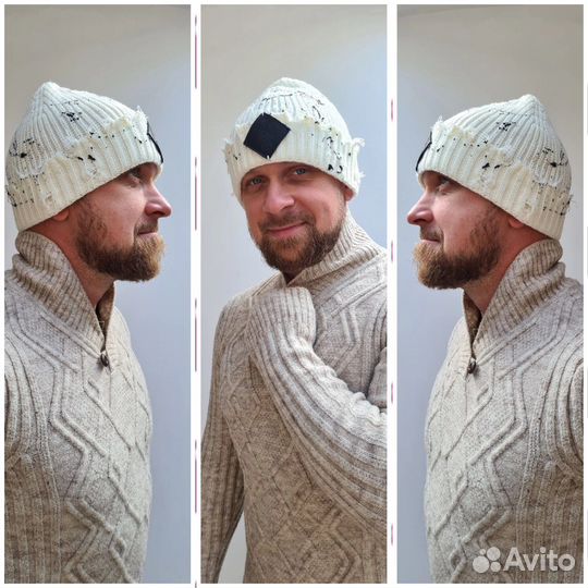 Шапка мужска весенняя