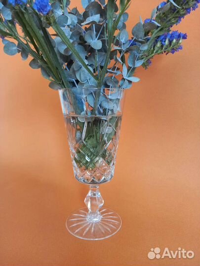 Хрустальный бокал фужер СССР, ваза