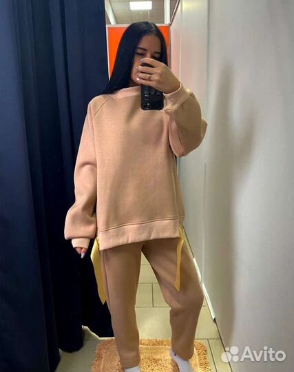 Тёплый флисовый костюм, костюм домашний