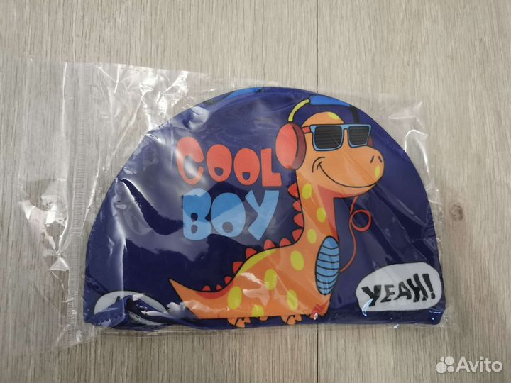 Шапочка для бассейна детская тканевая