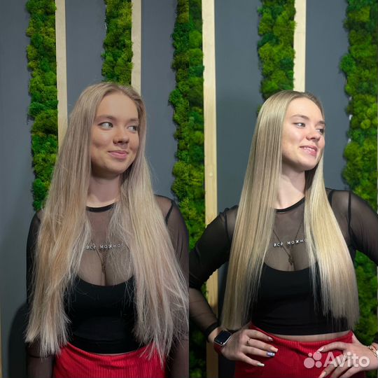 Кератиновое выпрямление волос