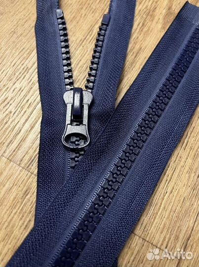 Молния тракторная 8 мм темно-синяя