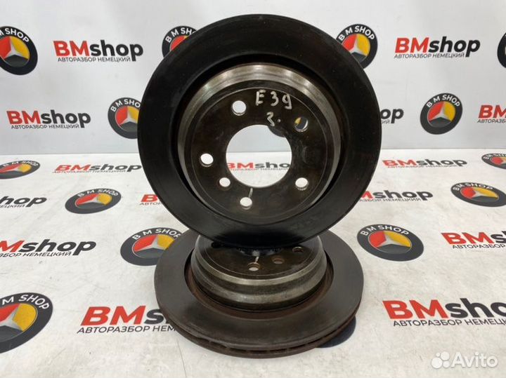 Тормозной диск задний Bmw 525I E39 M54B25TU 2002