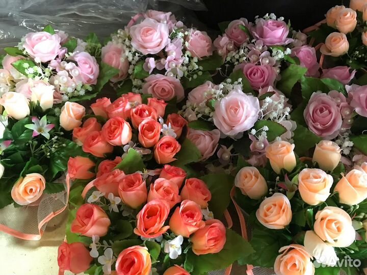 Украшение для стола свадебного, праздничного цветы