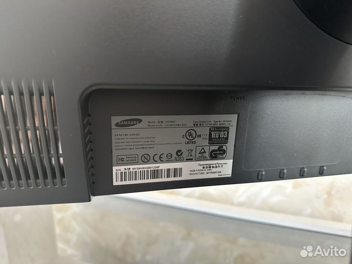 Монитор 24 дюйма Samsung SyncMaster 2443bv