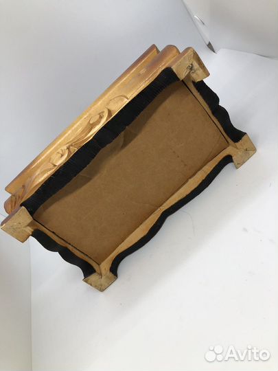 Шкатулка из дерева ручной работы СССР