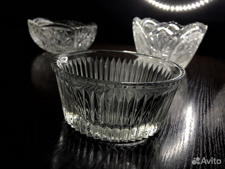 Хрустальная салатница СССР