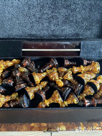 Янтарные Шахматы. Шахматы. Янтарь. 