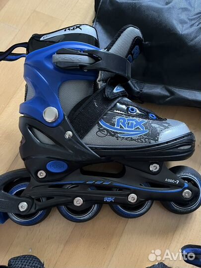 Роликовые коньки раздижные для мальчика 30-33 р-р
