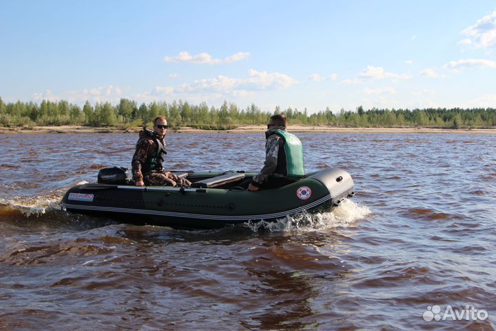 Лодка mishimo PRO 350 красно-черная