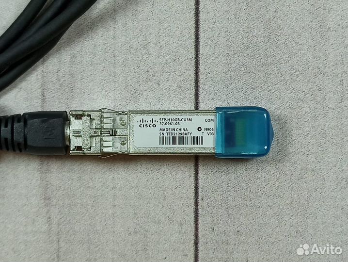 Кабель Cisco SFP-H10GB-CU3M новый