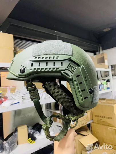 Тактический шлем (каска) OpsCore Бр2 арамид / ре