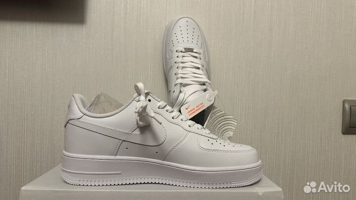 Мужские кроссовки nike Air Force 1 белые