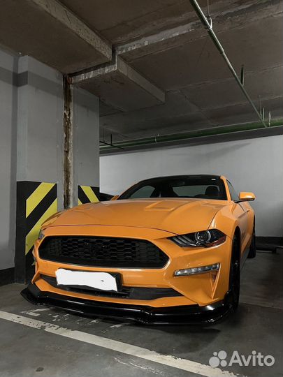 Сплитер губа переднего бампера Ford Mustang 6 рест