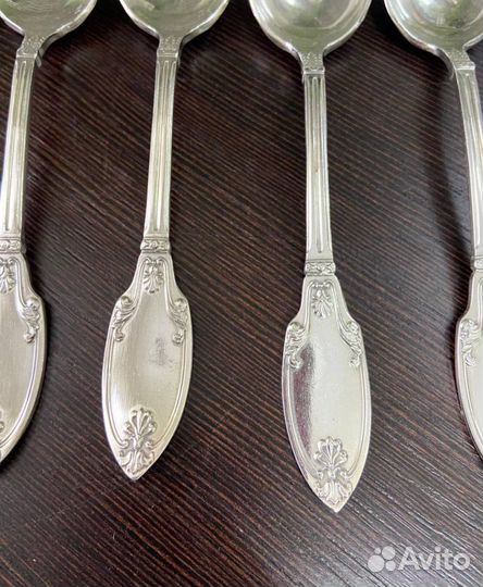 Чайные ложки. Франция. Серебрение
