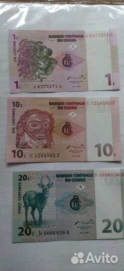 Банкноты Конго