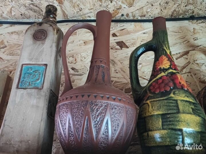 Бутылка керамическая