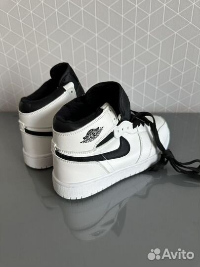 Кроссовки утепленные nike air jordan 1