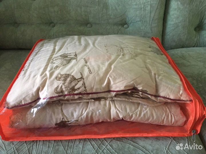 Детское одеяло и подушка,новое