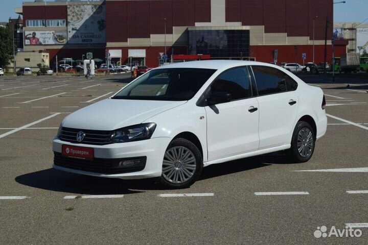 Volkswagen Polo 1.6 AT, 2019, 107 129 км