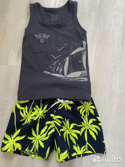 Плавки детские 110 и майка детская 116
