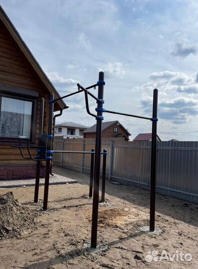 Спортивный комплекс с качелями гнездо