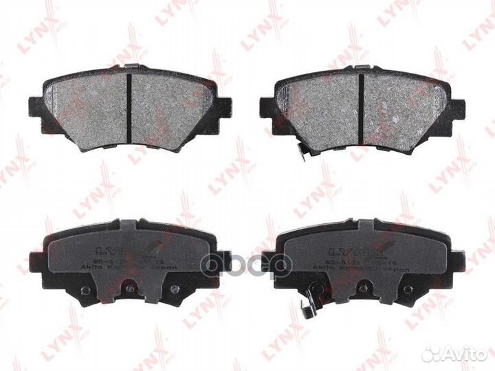 Колодки тормозные дисковые зад BD5129 lynxauto