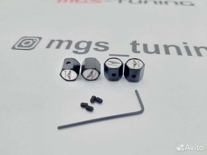 Колпачки на ниппель Bentley с защитой от кражи