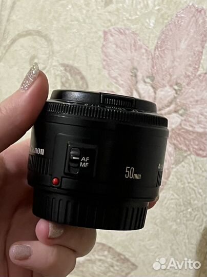Объектив canon 50mm 1 8