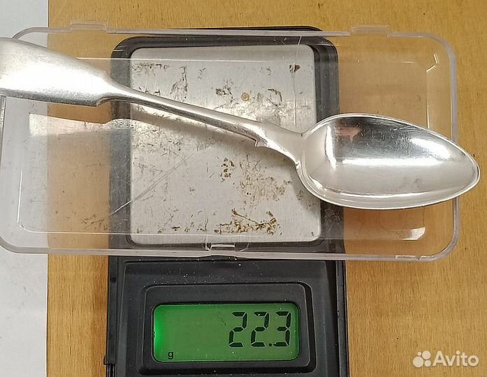Ложка чайная серебро 84 пр. 22,3 гр. 1895 г. (0240