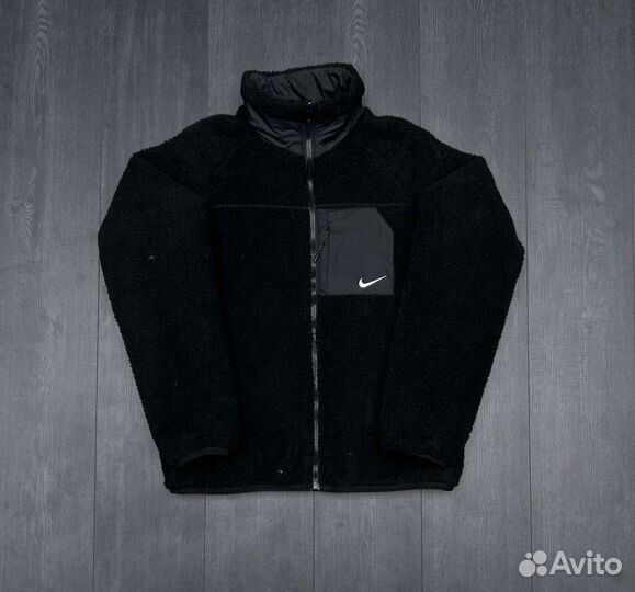 Куртка nike барашка двухсторонняя