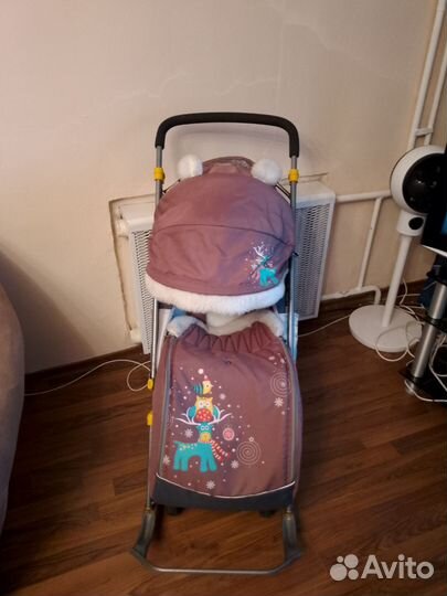 Коляска санки