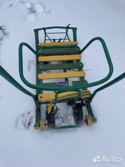 Санки на колесах