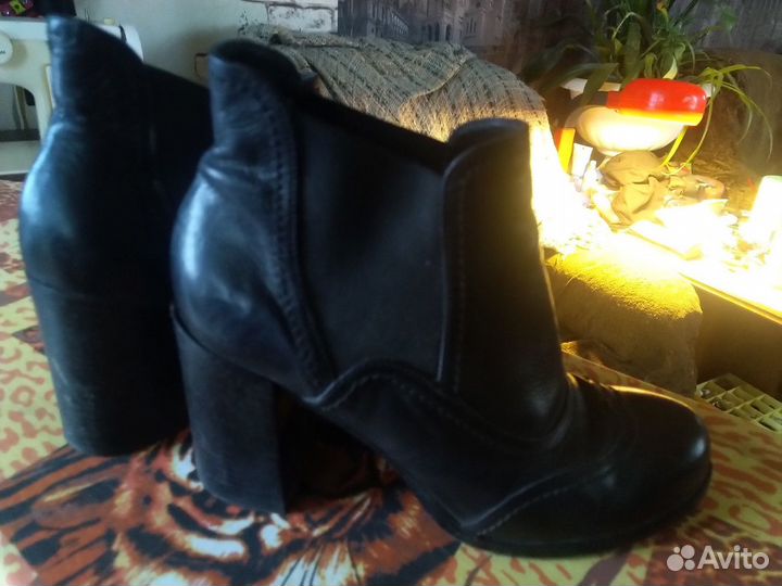 Ботильоны натуральная кожа 38-39