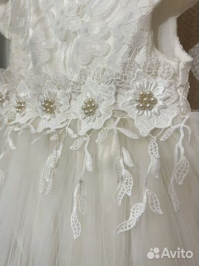 Нарядное платье для девочки 80 86