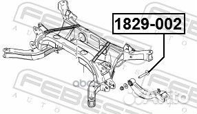 Болт с эксцентриком 1829002 Febest