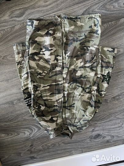 Комуфляжная куртка ветровка женская