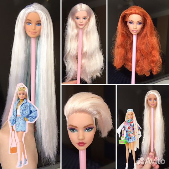 Головы барби экстра, лукс looks barbie