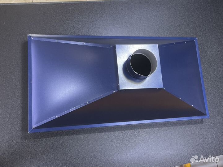 Зонт вытяжной 1200х2000 h400 (графитовый серый)