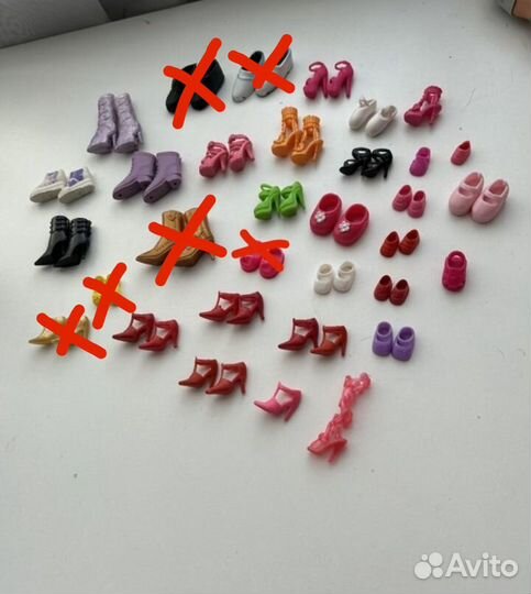 Одежда и обувь для барби, кукол mattel, simba