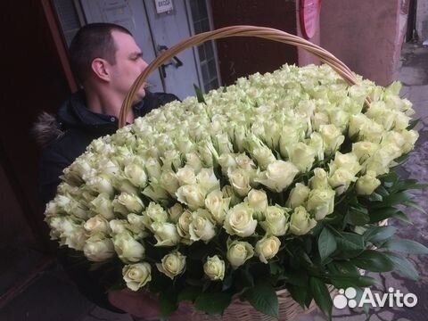 Букет из высоких роз 60+ см