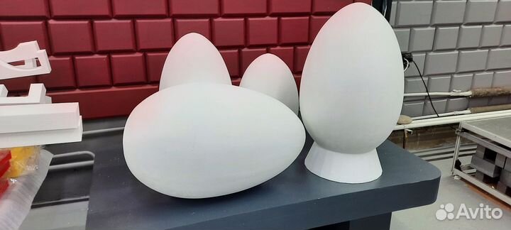 Яйцо большое из пенопласта