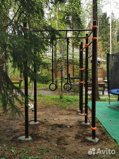 Уличные тренажеры, турник, рукоход, лесенка,качели
